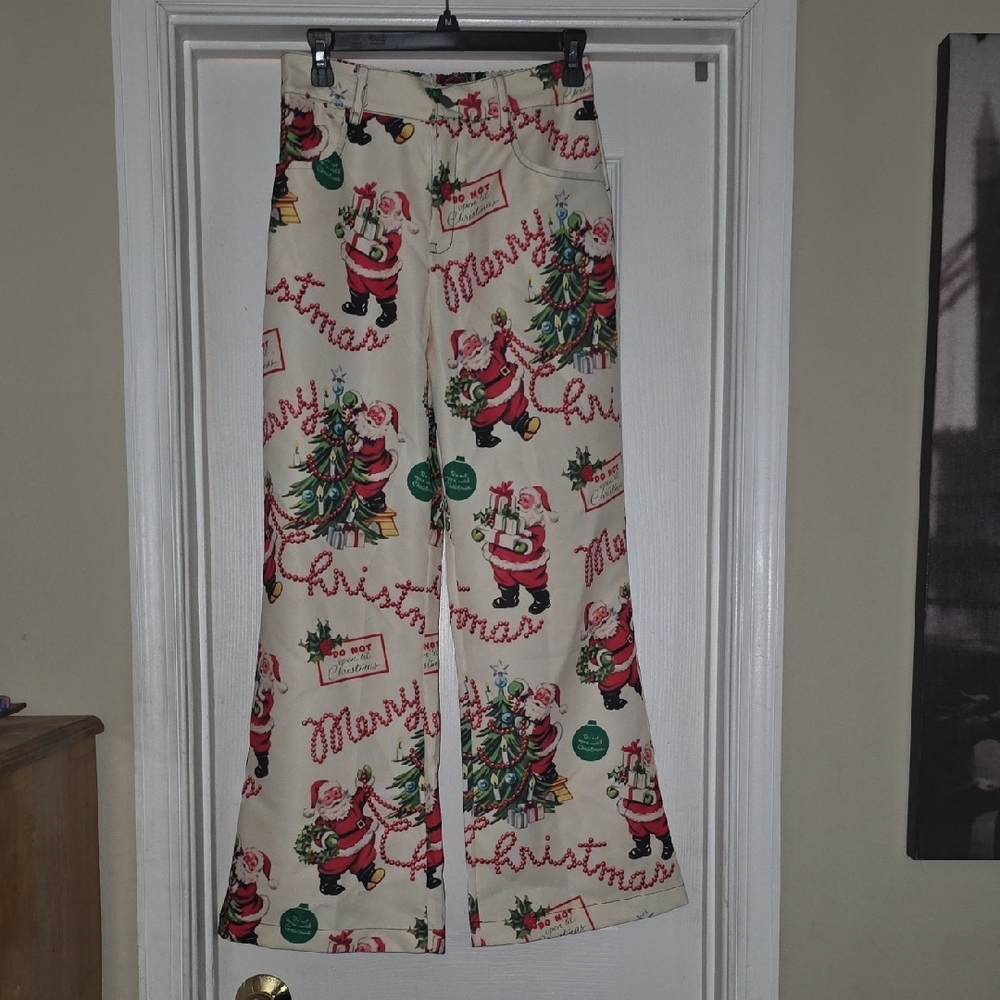 Festive Santa Christmas Pants
